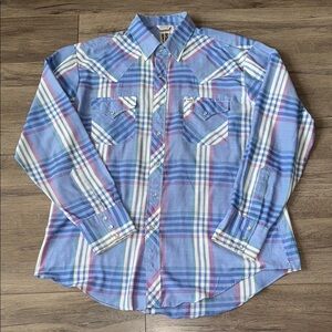 Vintage western Barb Pearlsnap long sleeve XL long tails